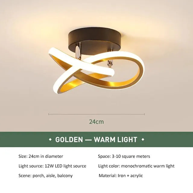 Modern LED Strip Ceiling Lights