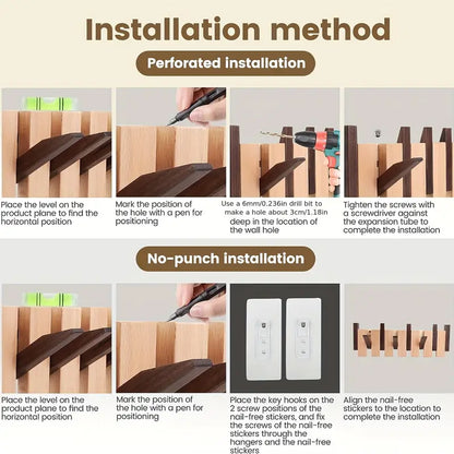 houtenKapstok™ – Handgemaakt Designstuk dat Jouw Hal Luxe Uitstraalt