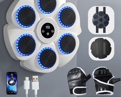 KnockOut™ Smart Muziek Boksmachine – Leuk bewegen en vet verbranden voor het hele gezin!