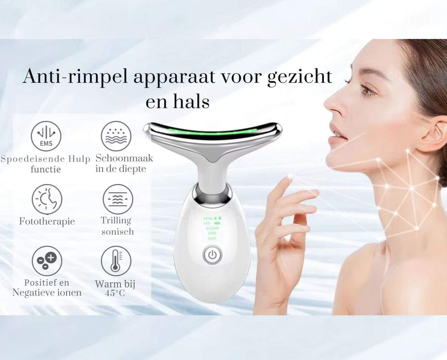 DermaLift™ Pro – Jouw Thuis-Salon voor Strakkere Huid, Minder Rimpels & Directe Jeugdige Glow