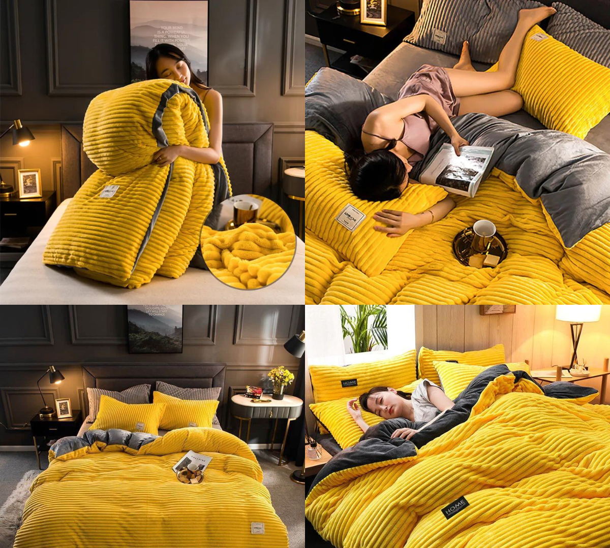 Fluwelen Fleece Dekbedovertrek | Extra warm deze koude dagen!