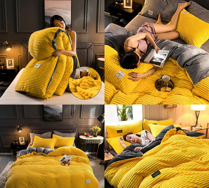 Fluwelen Fleece Dekbedovertrek | Extra warm deze koude dagen!