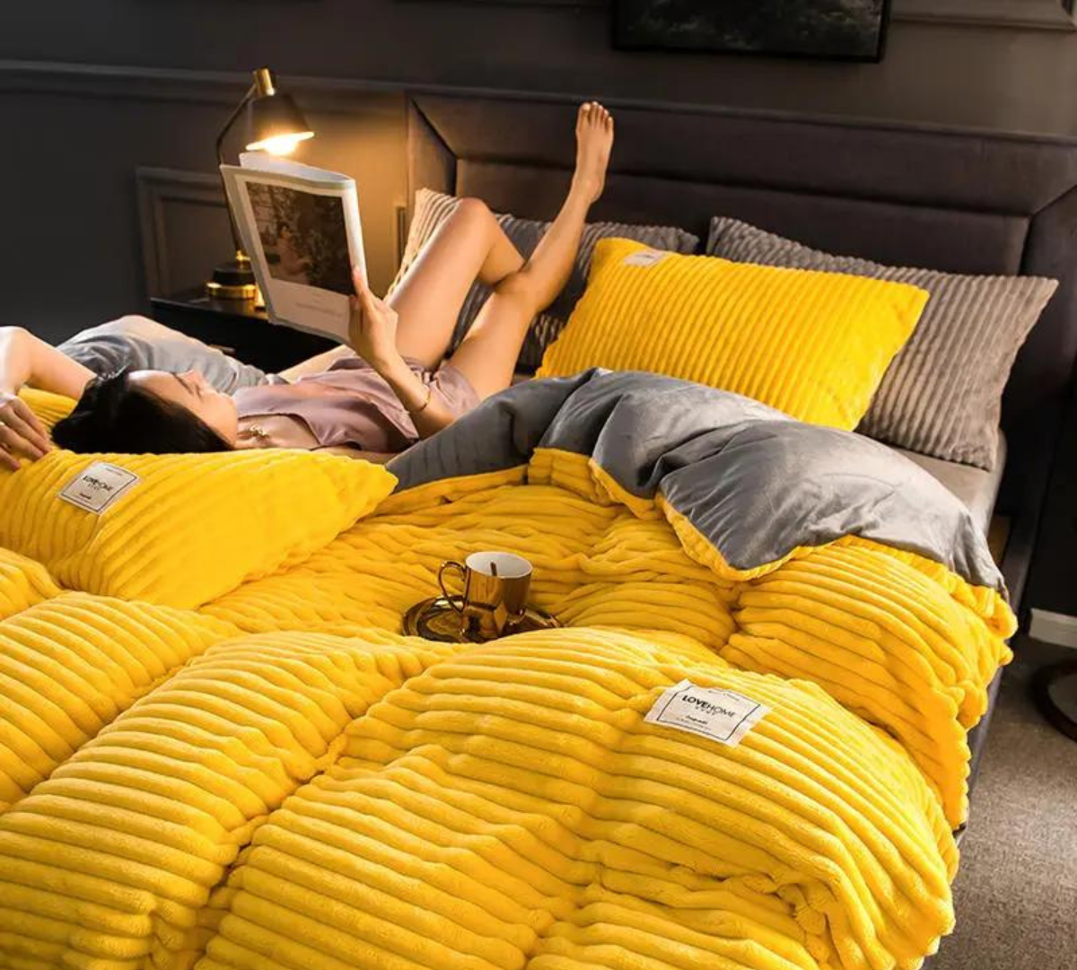 Fluwelen Fleece Dekbedovertrek | Extra warm deze koude dagen!