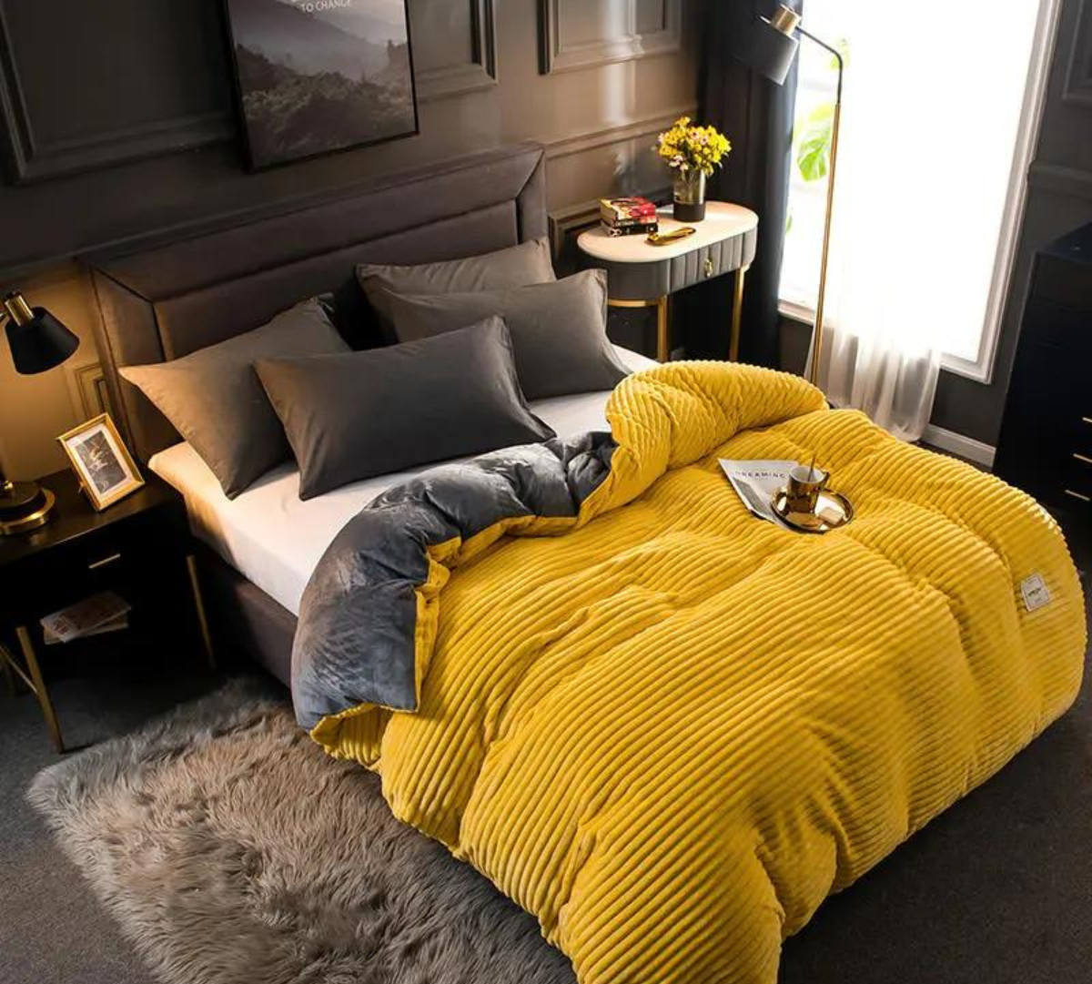 Fluwelen Fleece Dekbedovertrek | Extra warm deze koude dagen!