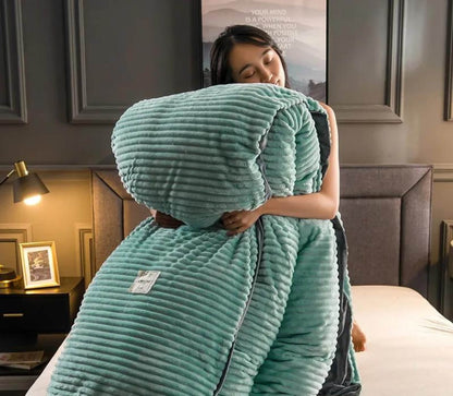 Fluwelen Fleece Dekbedovertrek | Extra warm deze koude dagen!