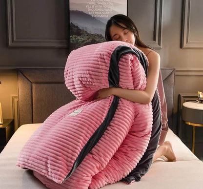 Fluwelen Fleece Dekbedovertrek | Extra warm deze koude dagen!