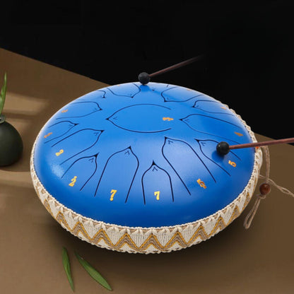 Harmonii KlankOase™ Steel Tongue Drum – Magisch Klankschaalgeluid voor Rust, Meditatie & Creatieve Expressie