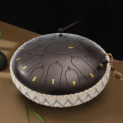 Harmonii KlankOase™ Steel Tongue Drum – Magisch Klankschaalgeluid voor Rust, Meditatie & Creatieve Expressie