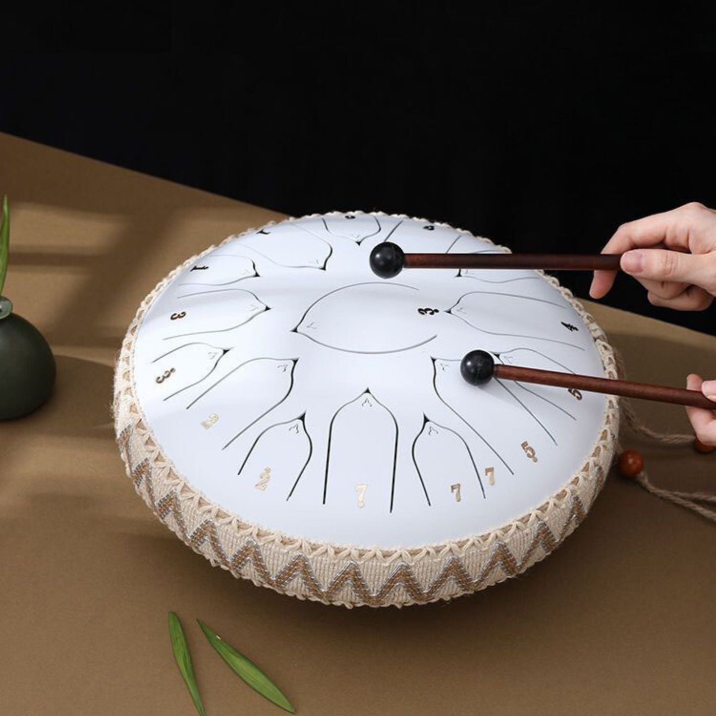 Harmonii KlankOase™ Steel Tongue Drum – Magisch Klankschaalgeluid voor Rust, Meditatie & Creatieve Expressie