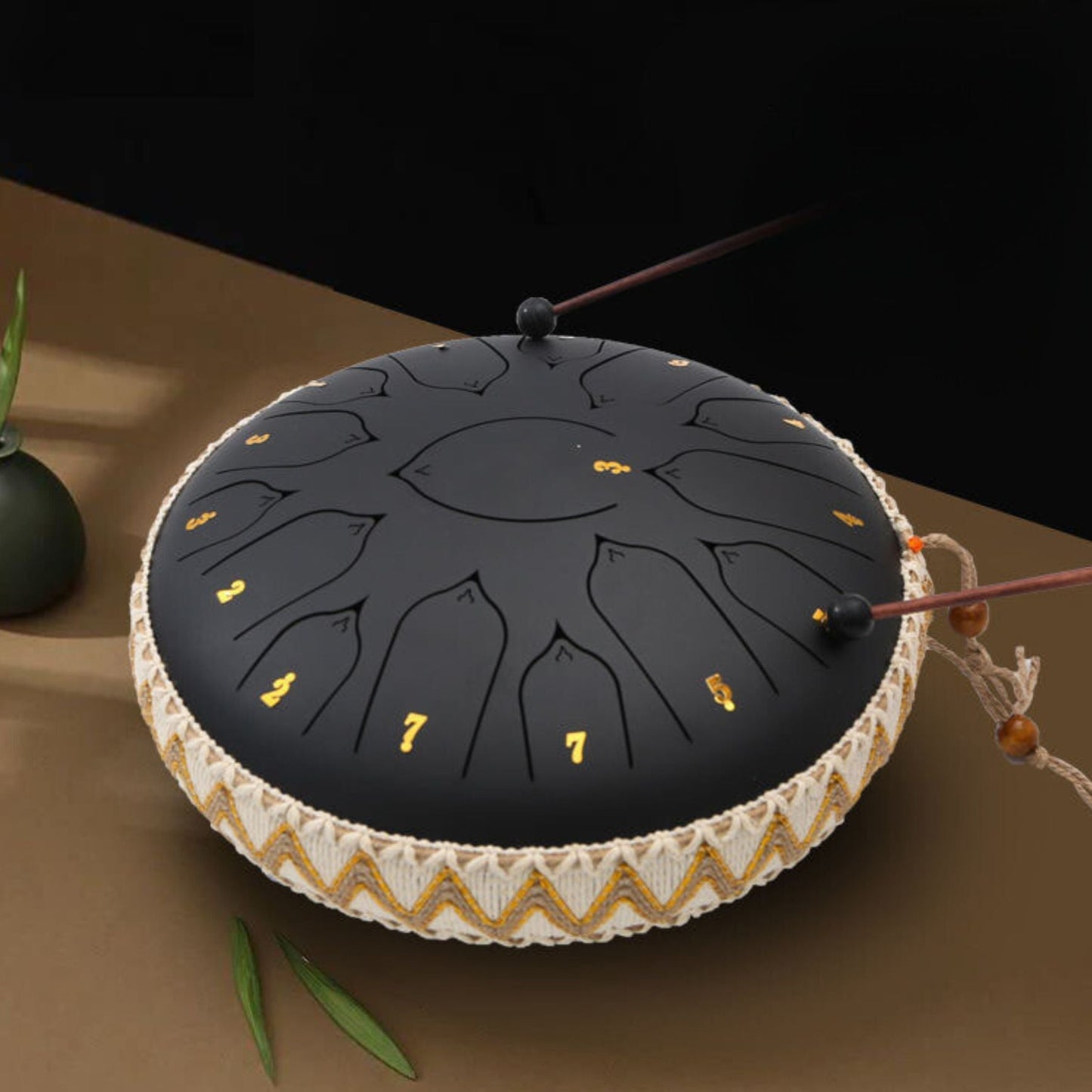 Harmonii KlankOase™ Steel Tongue Drum – Magisch Klankschaalgeluid voor Rust, Meditatie & Creatieve Expressie