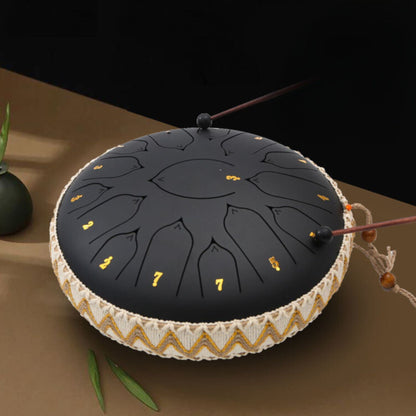 Harmonii KlankOase™ Steel Tongue Drum – Magisch Klankschaalgeluid voor Rust, Meditatie & Creatieve Expressie