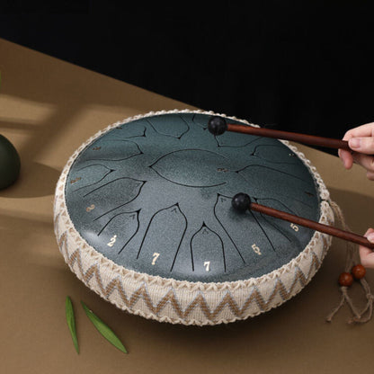 Harmonii KlankOase™ Steel Tongue Drum – Magisch Klankschaalgeluid voor Rust, Meditatie & Creatieve Expressie