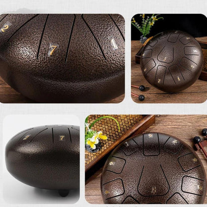 Harmonii KlankOase™ Steel Tongue Drum – Magisch Klankschaalgeluid voor Rust, Meditatie & Creatieve Expressie