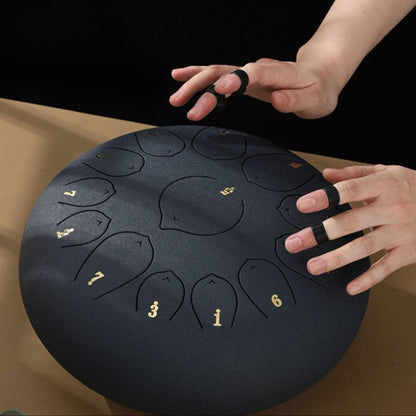 Harmonii KlankOase™ Steel Tongue Drum – Magisch Klankschaalgeluid voor Rust, Meditatie & Creatieve Expressie