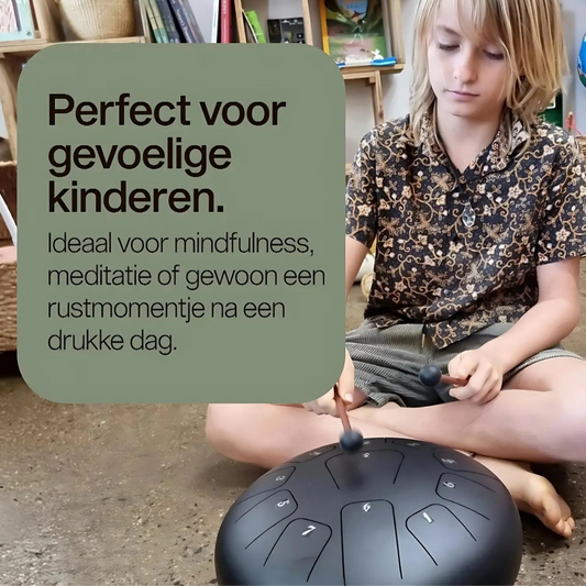 Harmonii KlankOase™ Steel Tongue Drum – Magisch Klankschaalgeluid voor Rust, Meditatie & Creatieve Expressie