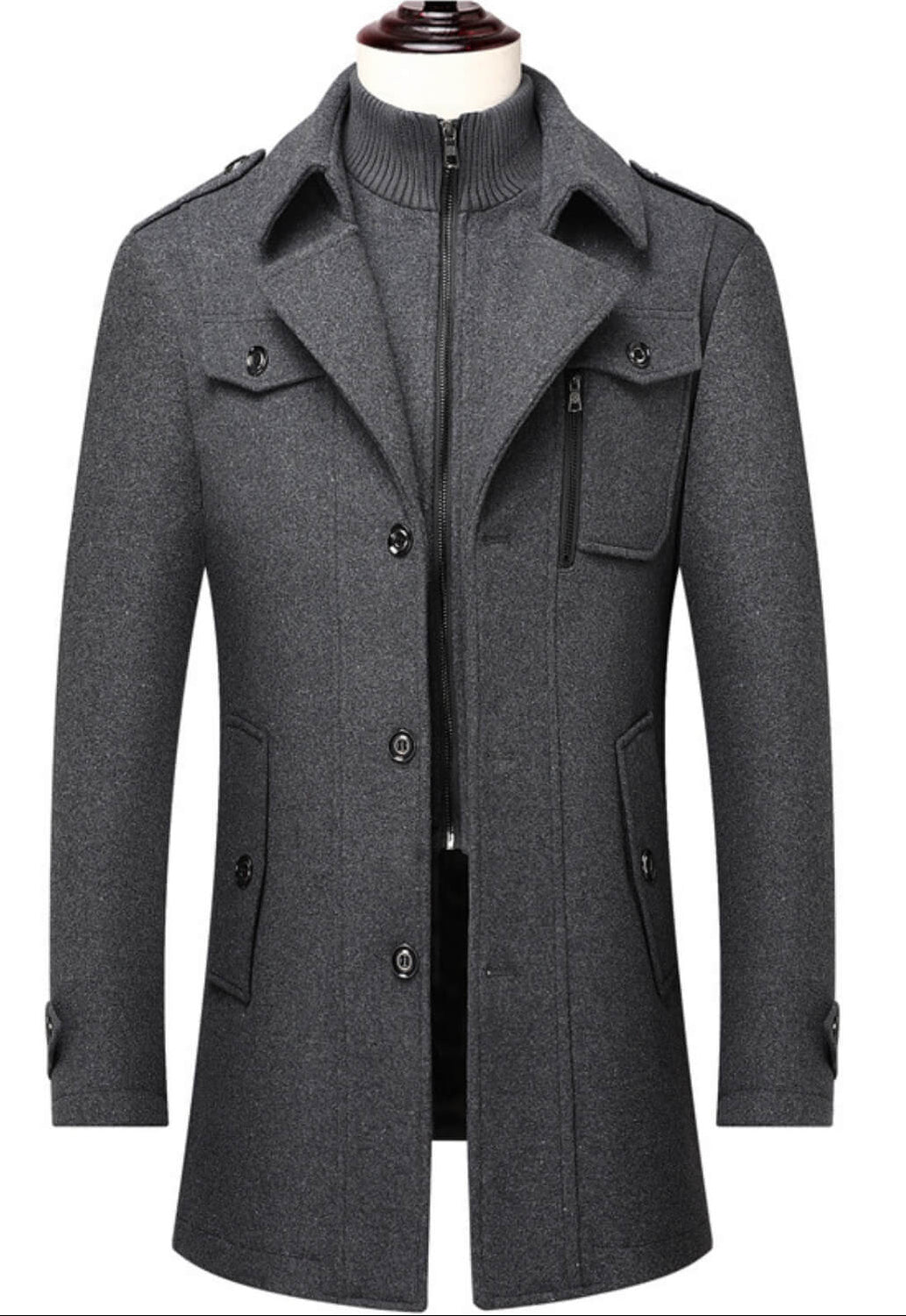 ShelbyCoat™ Classic Edition | Luxe Dubbele Kraag Trenchcoat voor Heren