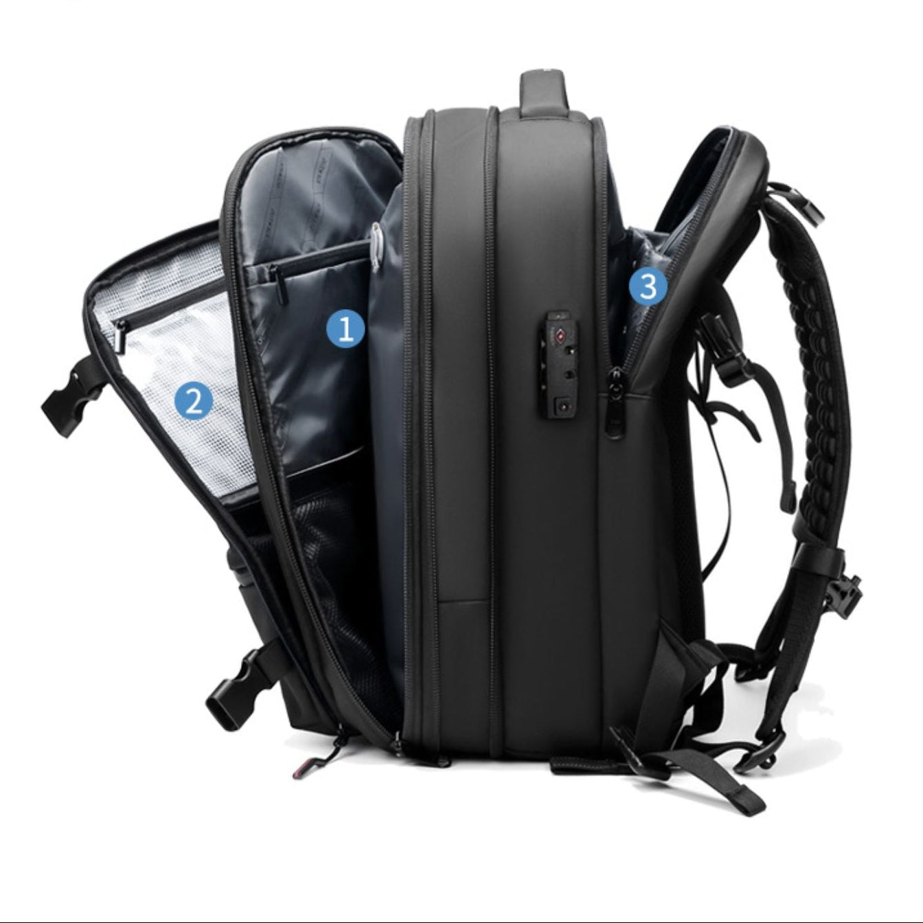 VacuPro™ Vacuüm Reistas – Slim, Compact en Waterafstotend