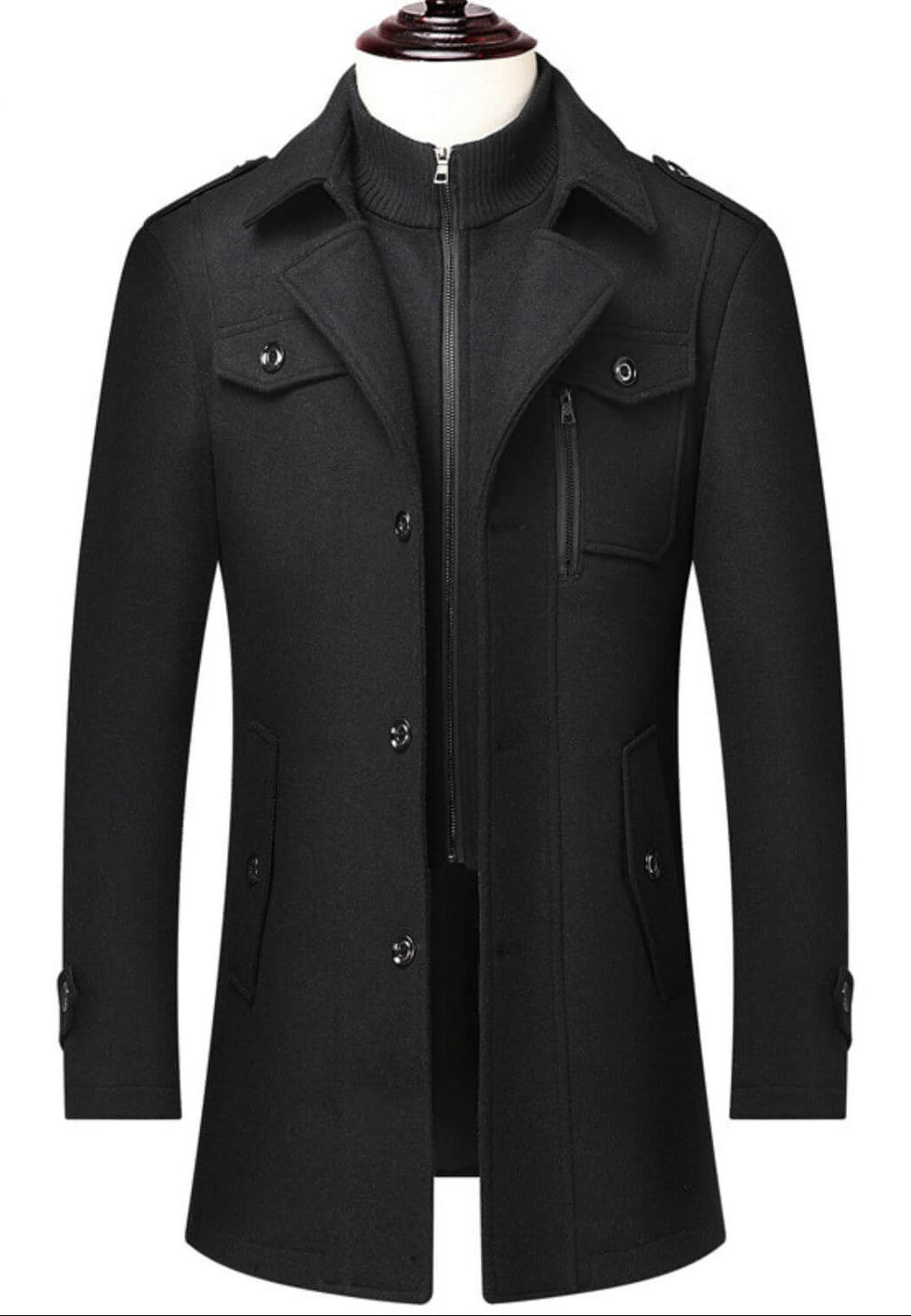 ShelbyCoat™ Classic Edition | Luxe Dubbele Kraag Trenchcoat voor Heren