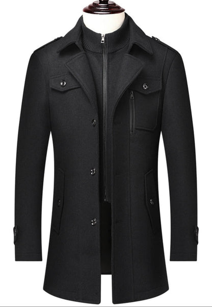 ShelbyCoat™ Classic Edition | Luxe Dubbele Kraag Trenchcoat voor Heren