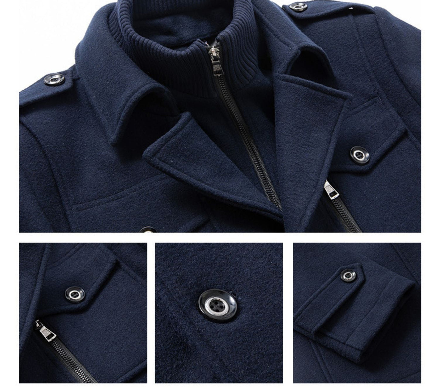 ShelbyCoat™ Classic Edition | Luxe Dubbele Kraag Trenchcoat voor Heren