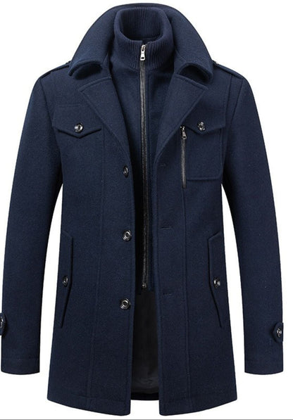 ShelbyCoat™ Classic Edition | Luxe Dubbele Kraag Trenchcoat voor Heren