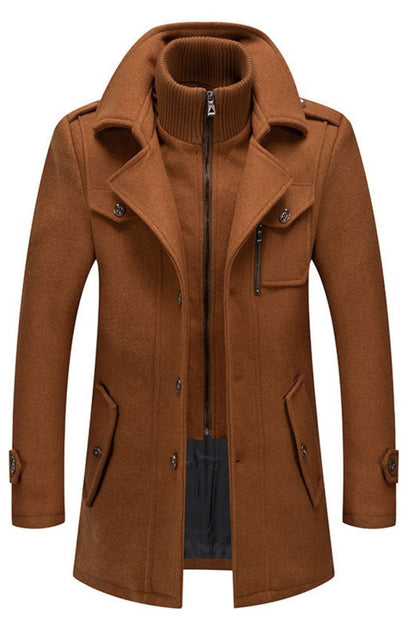 ShelbyCoat™ Classic Edition | Luxe Dubbele Kraag Trenchcoat voor Heren