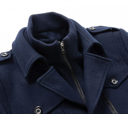 ShelbyCoat™ Classic Edition | Luxe Dubbele Kraag Trenchcoat voor Heren