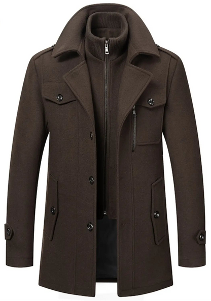 ShelbyCoat™ Classic Edition | Luxe Dubbele Kraag Trenchcoat voor Heren