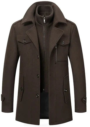 ShelbyCoat™ Classic Edition | Luxe Dubbele Kraag Trenchcoat voor Heren