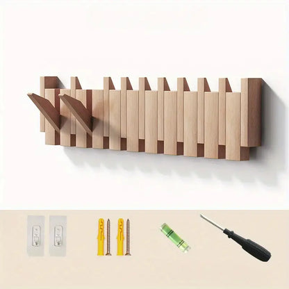 houtenKapstok™ – Handgemaakt Designstuk dat Jouw Hal Luxe Uitstraalt