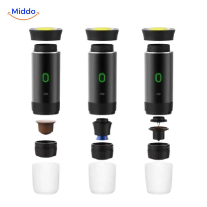 BrewMaster™ 3-in-1 | Draagbare Espressomachine voor Koffie