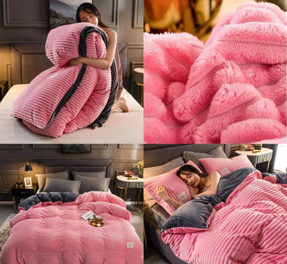 Fluwelen Fleece Dekbedovertrek | Extra warm deze koude dagen!