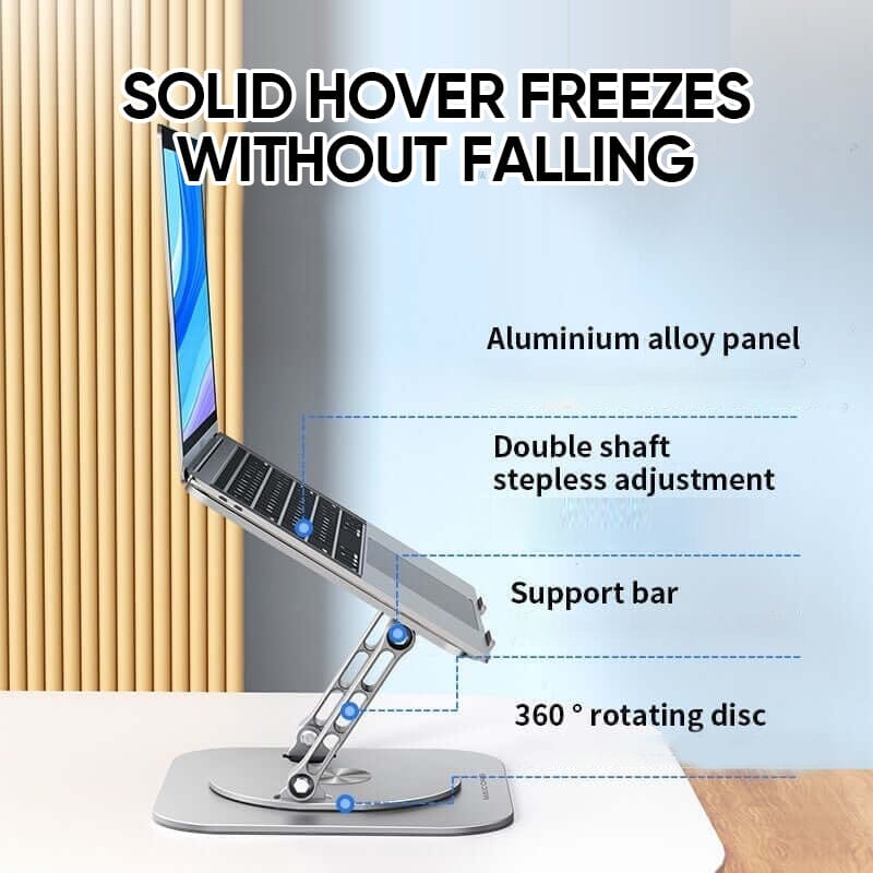 360° Pro Stand™ – Comfortabel Werken, Minder Nekpijn & Altijd De Perfecte Kijkhoek